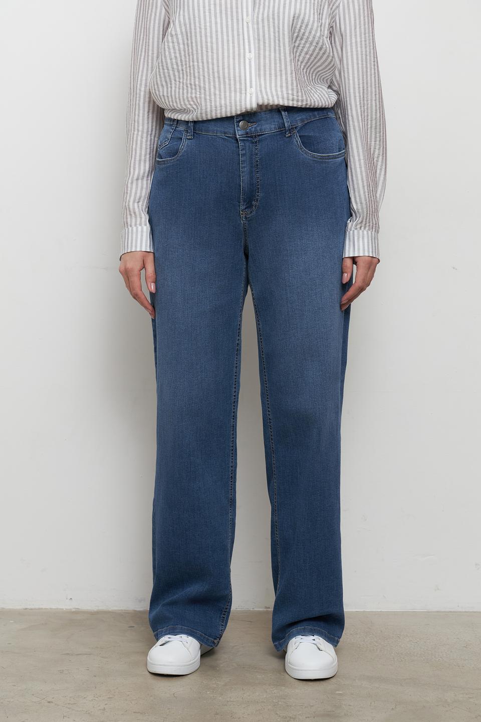 Джинсы клеш Anna Montana синие