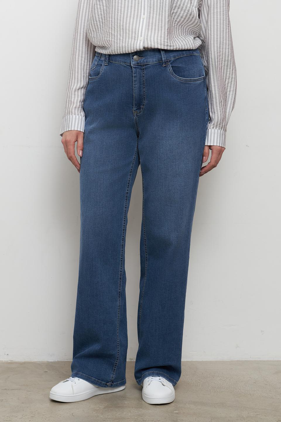 Джинсы клеш Anna Montana синие