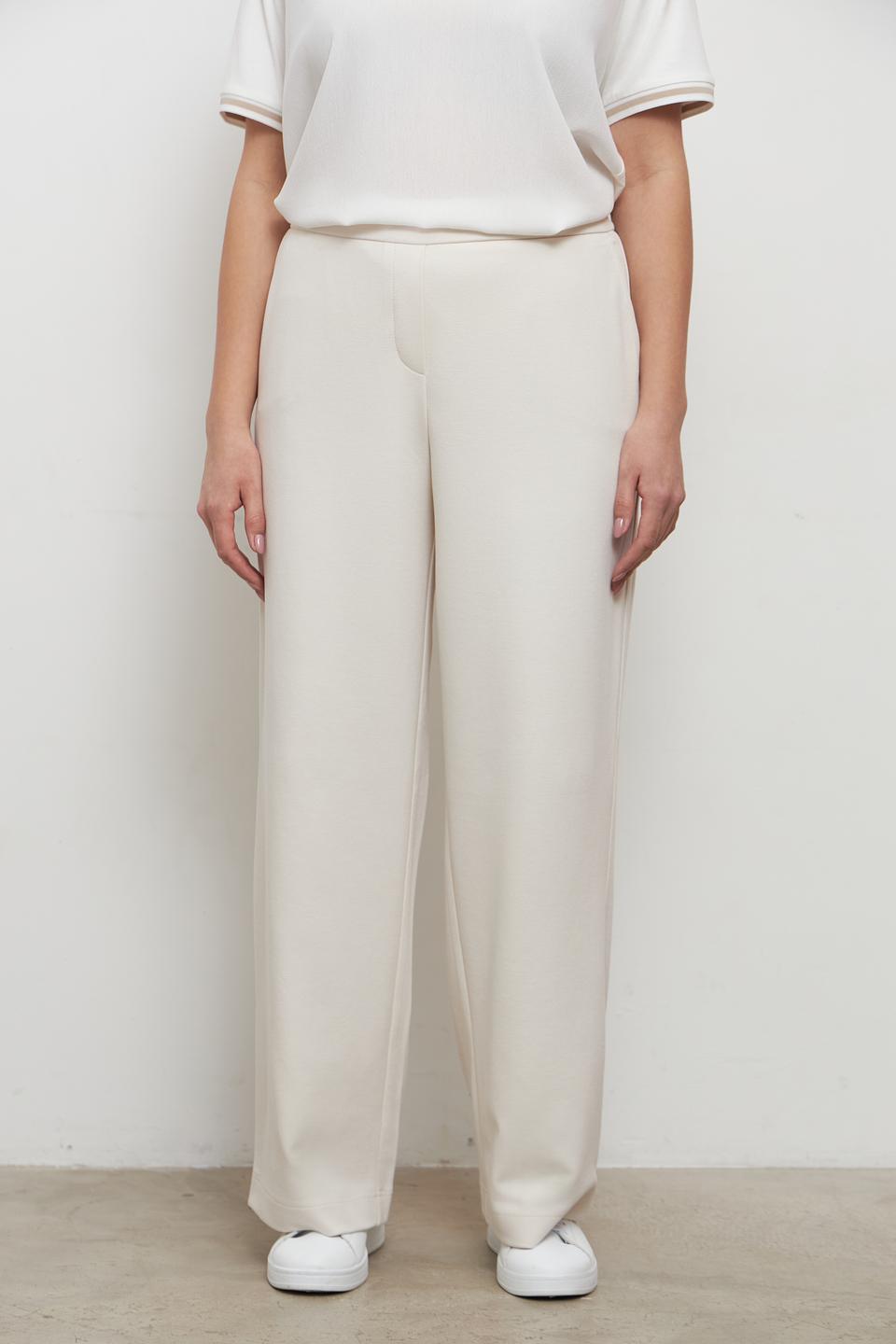 Брюки палаццо Rabe collection бежевые