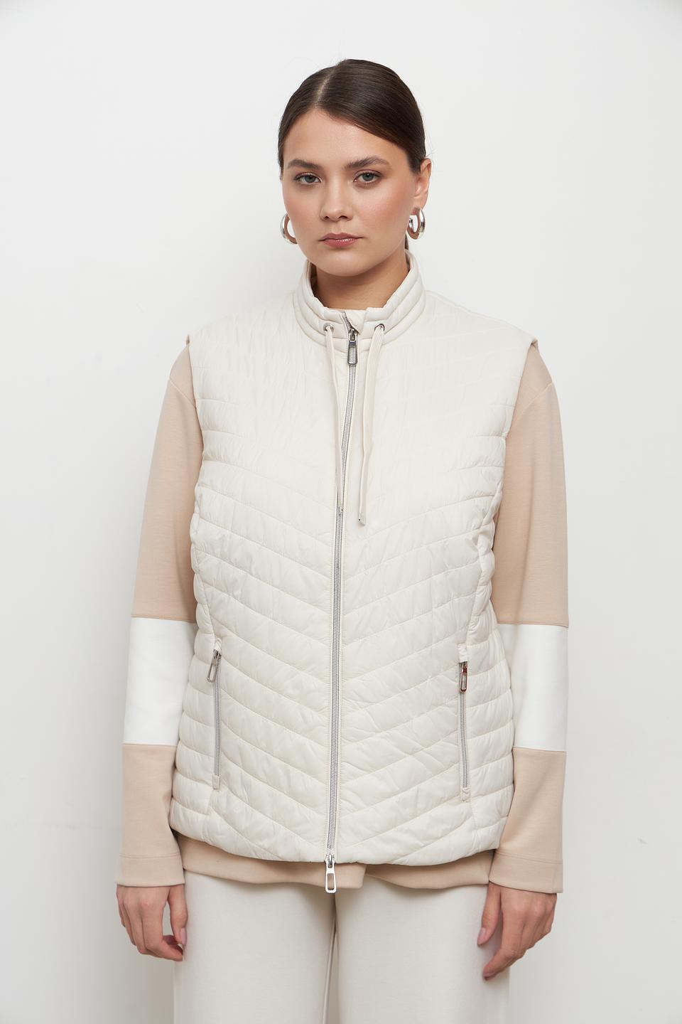 Жилет стеганый Rabe collection бежевый