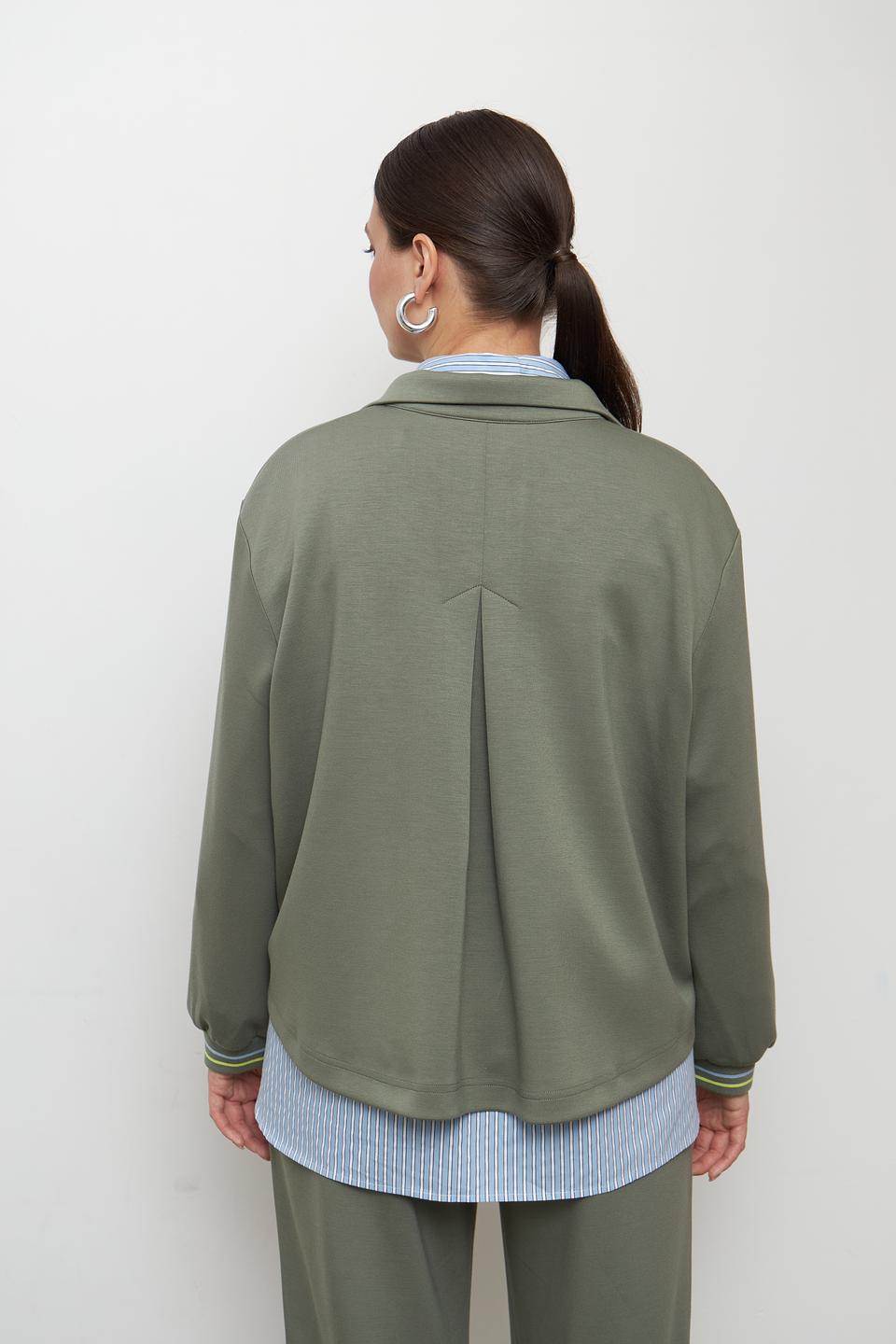 Жакет Lecomte оливковый