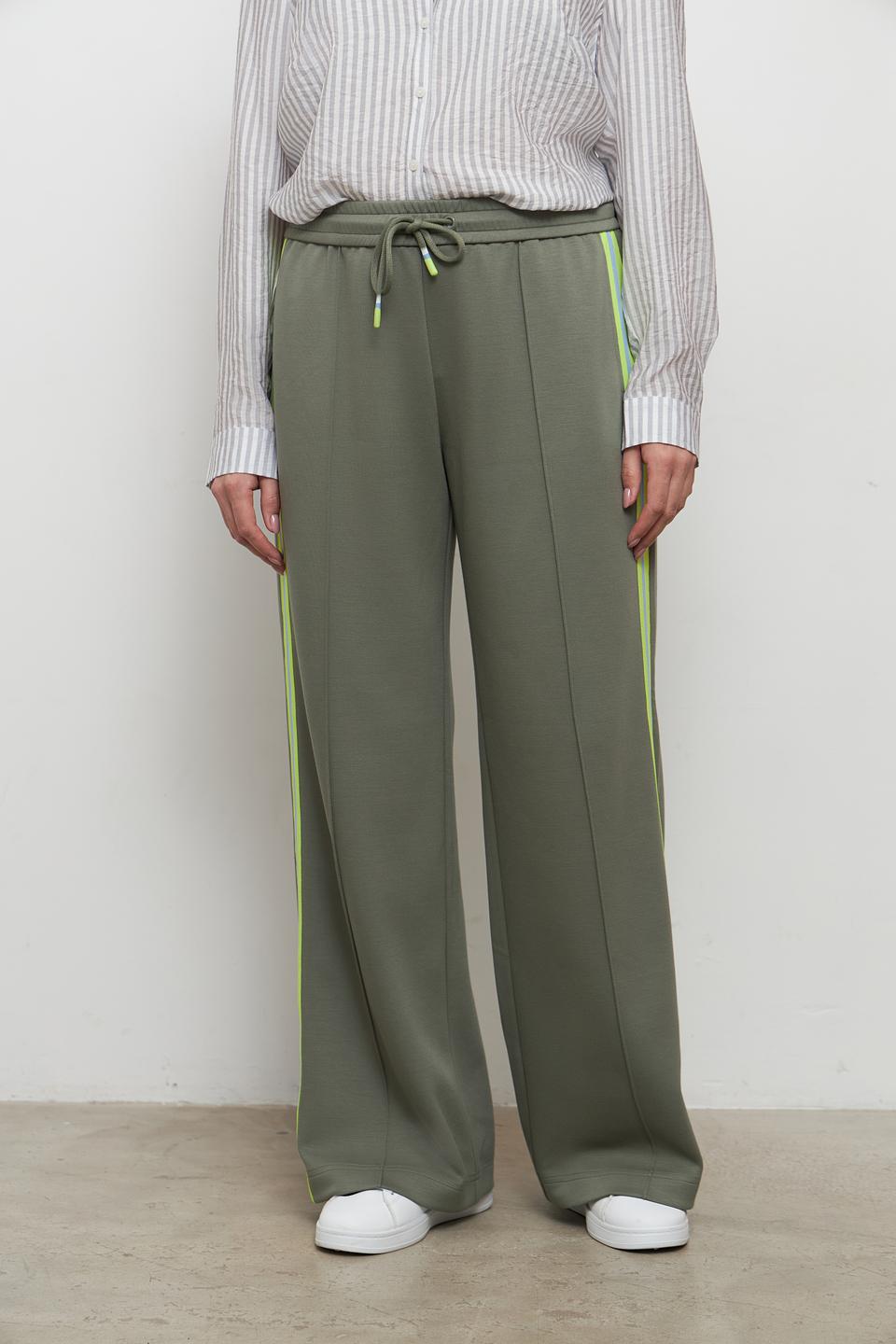 Брюки Lecomte с полосками хаки