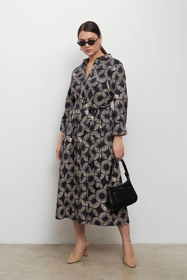 Платье MORE and MORE с принтом