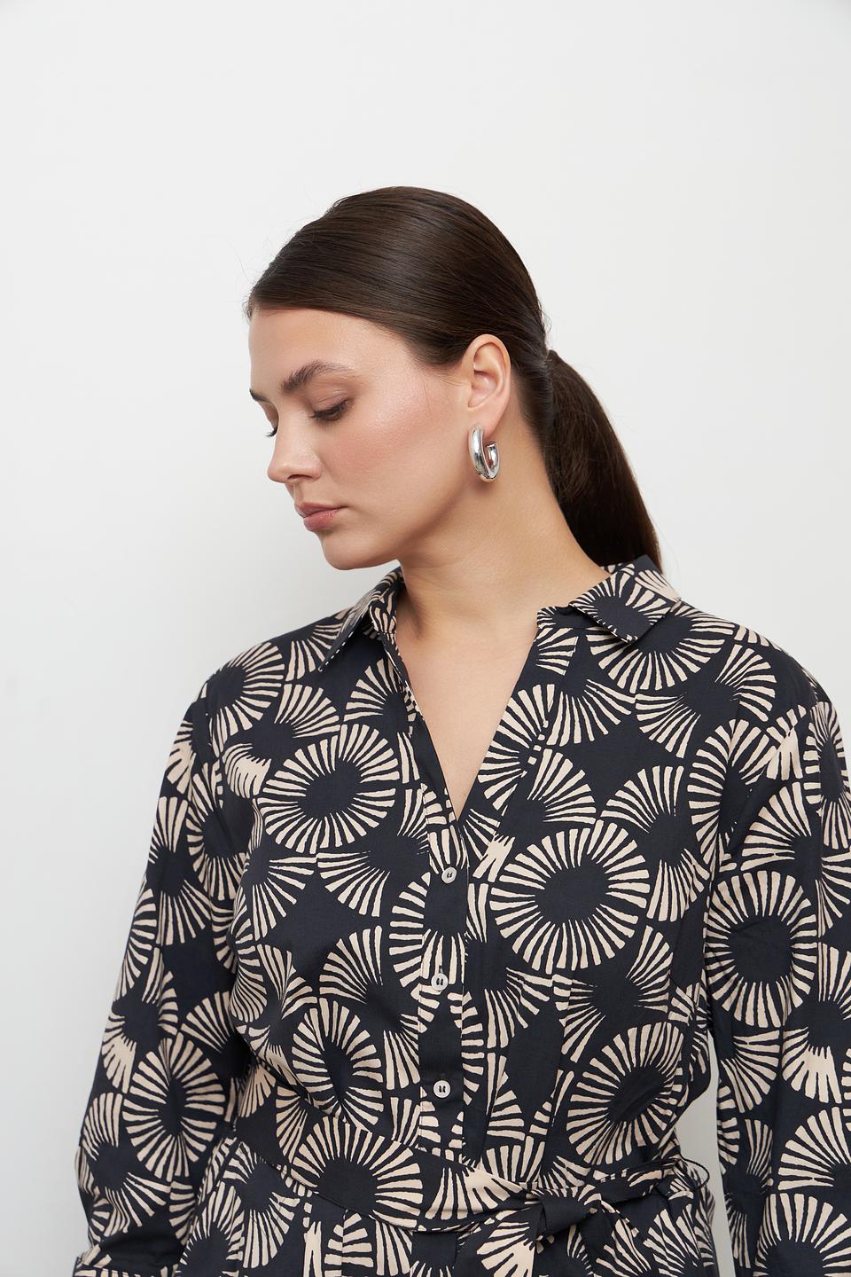 Платье MORE and MORE с принтом