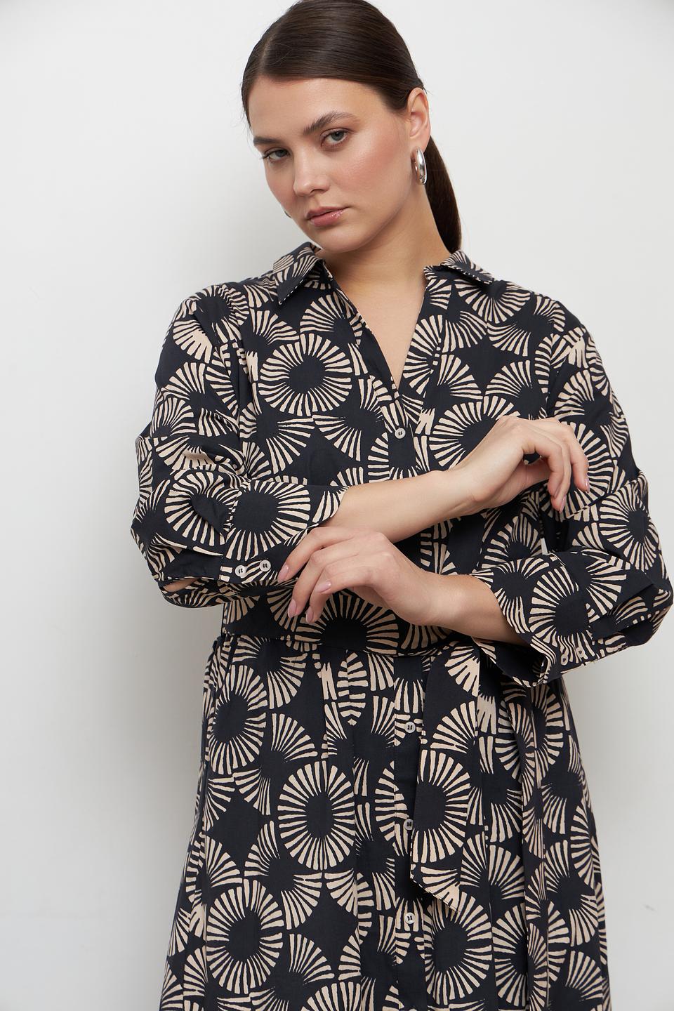 Платье MORE and MORE с принтом