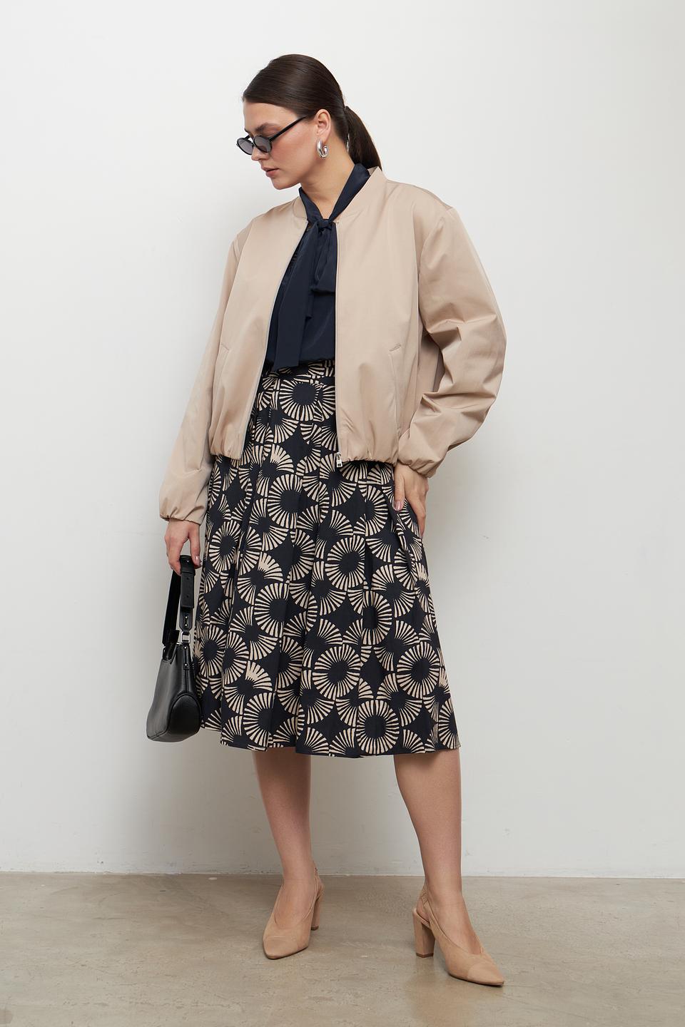 Куртка-бомбер MORE and MORE бежевая