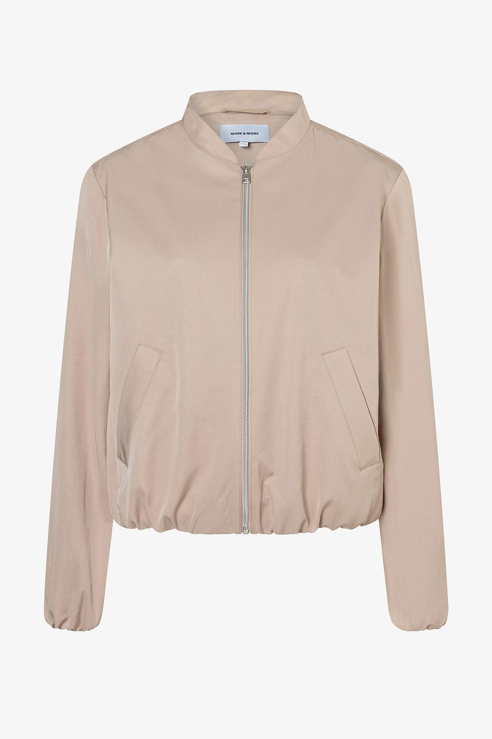 Куртка-бомбер MORE and MORE бежевая