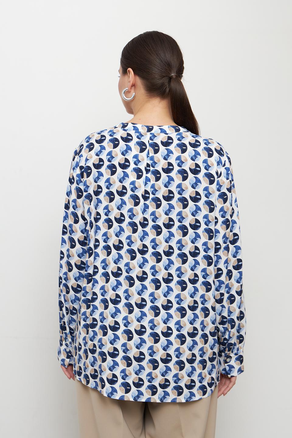 Блуза Olsen с геометрическим принтом
