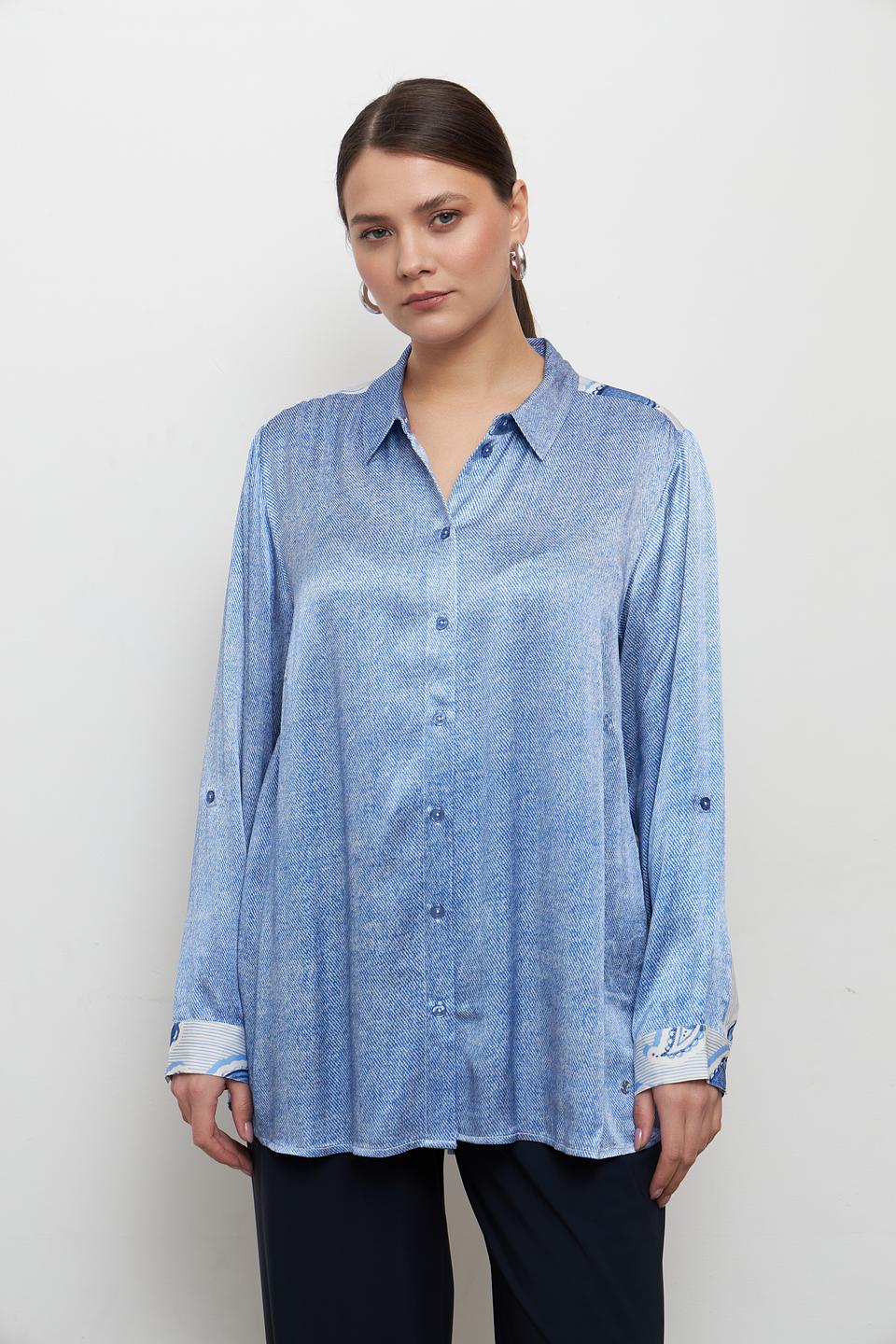 Блуза Frapp с принтом