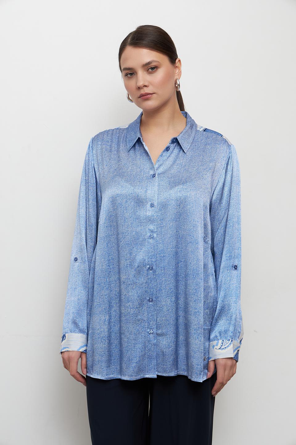 Блуза Frapp с принтом