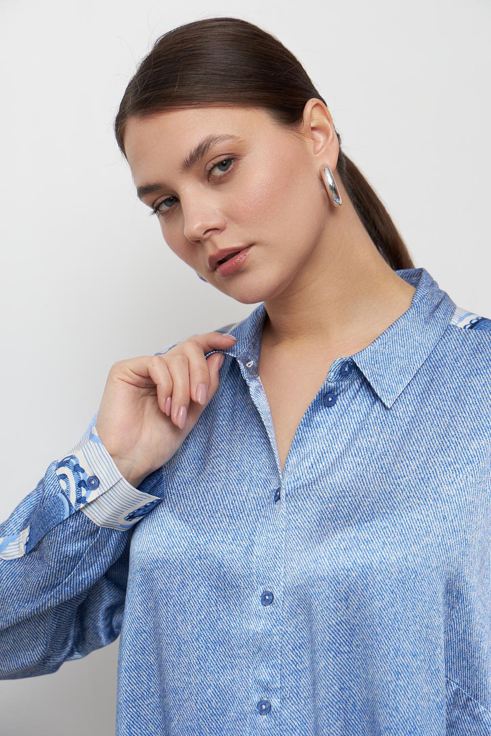 Блуза Frapp с принтом