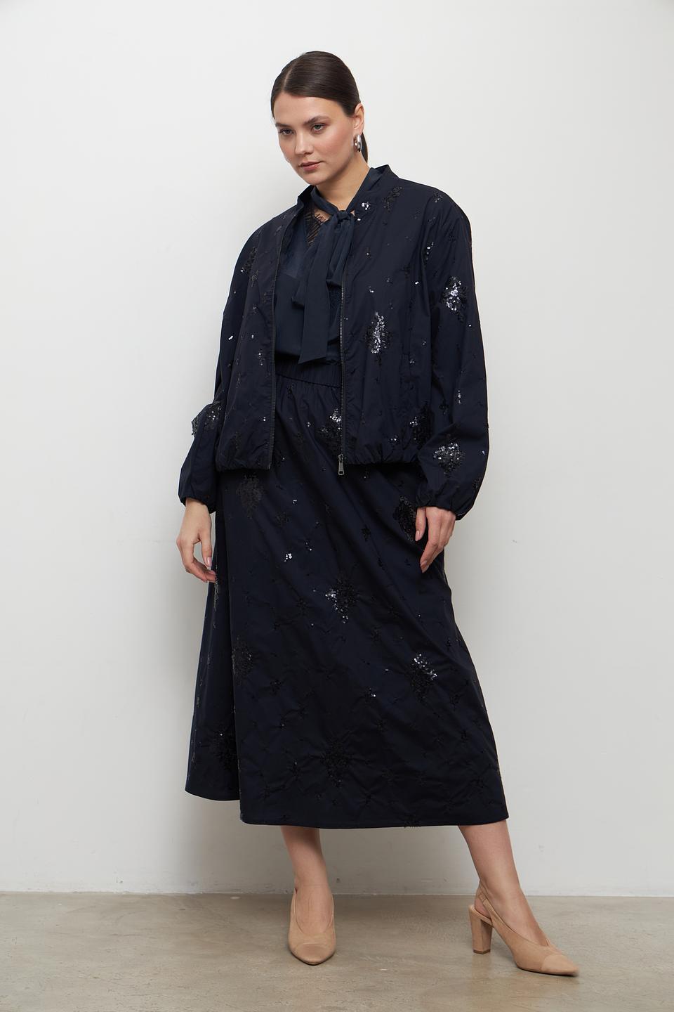 Юбка Lecomte с вышивкой