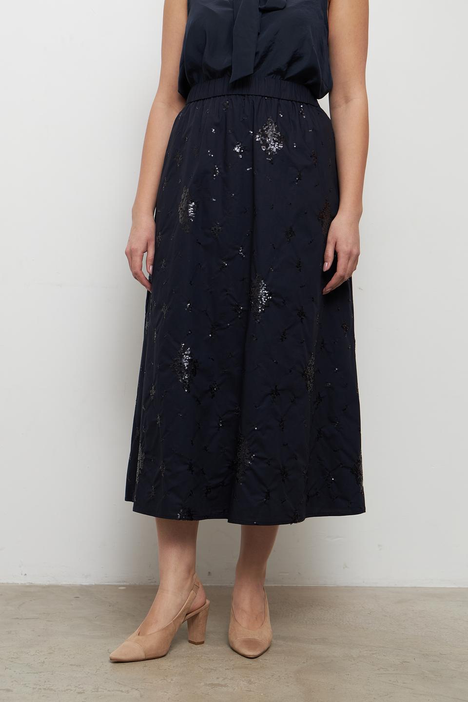 Юбка Lecomte с вышивкой