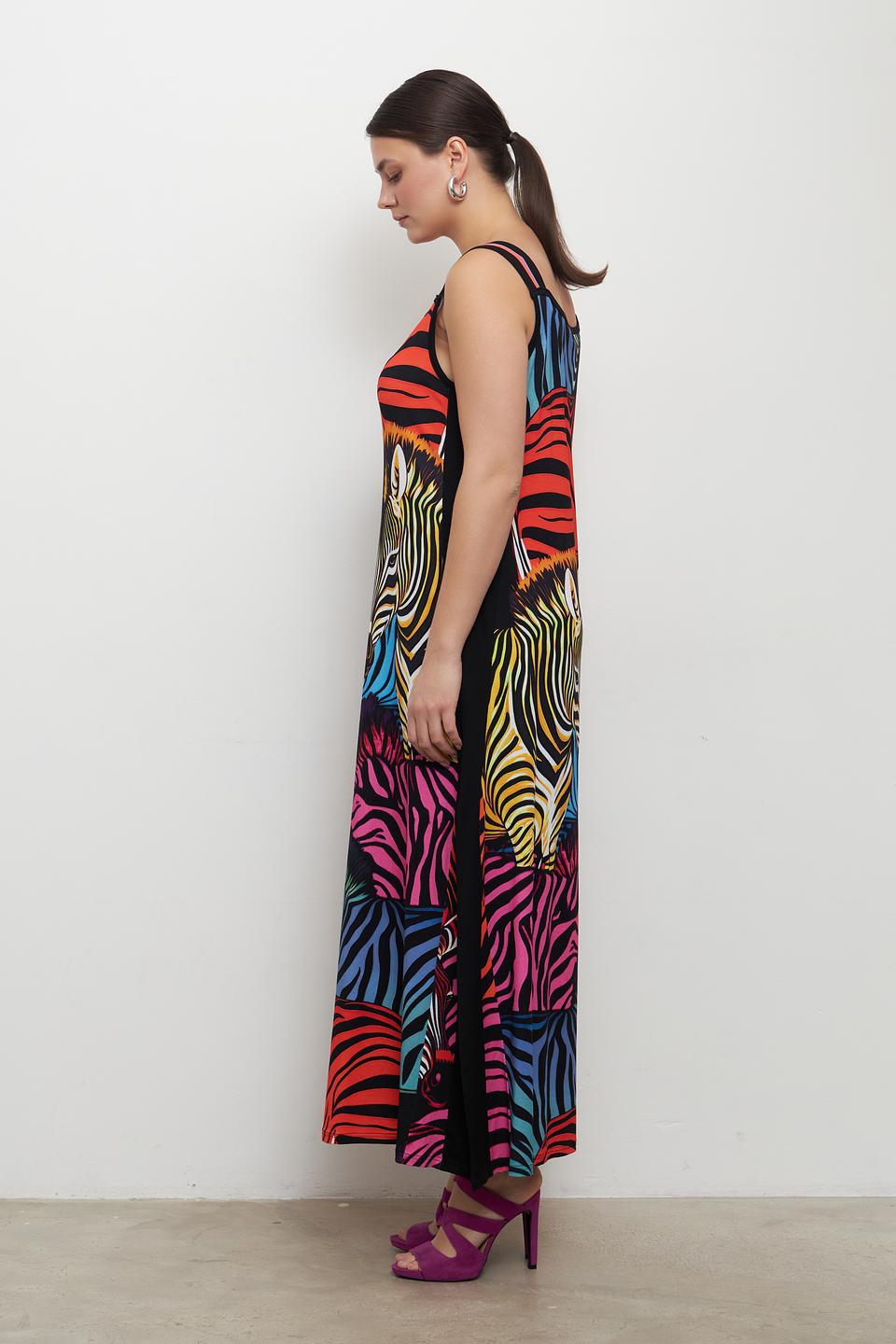 Платье Doris Streich принт зебра