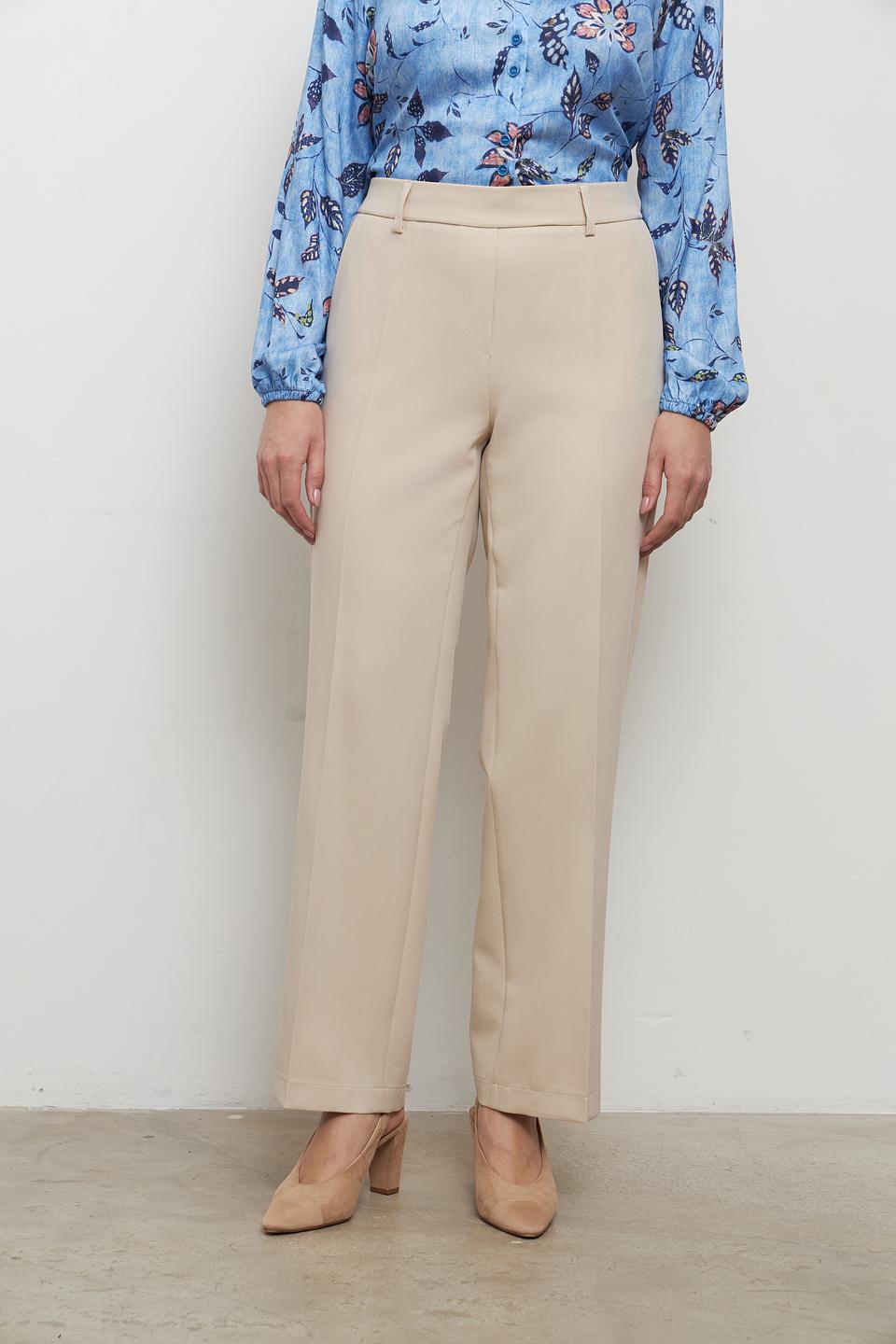 Брюки классические Anna Montana бежевые