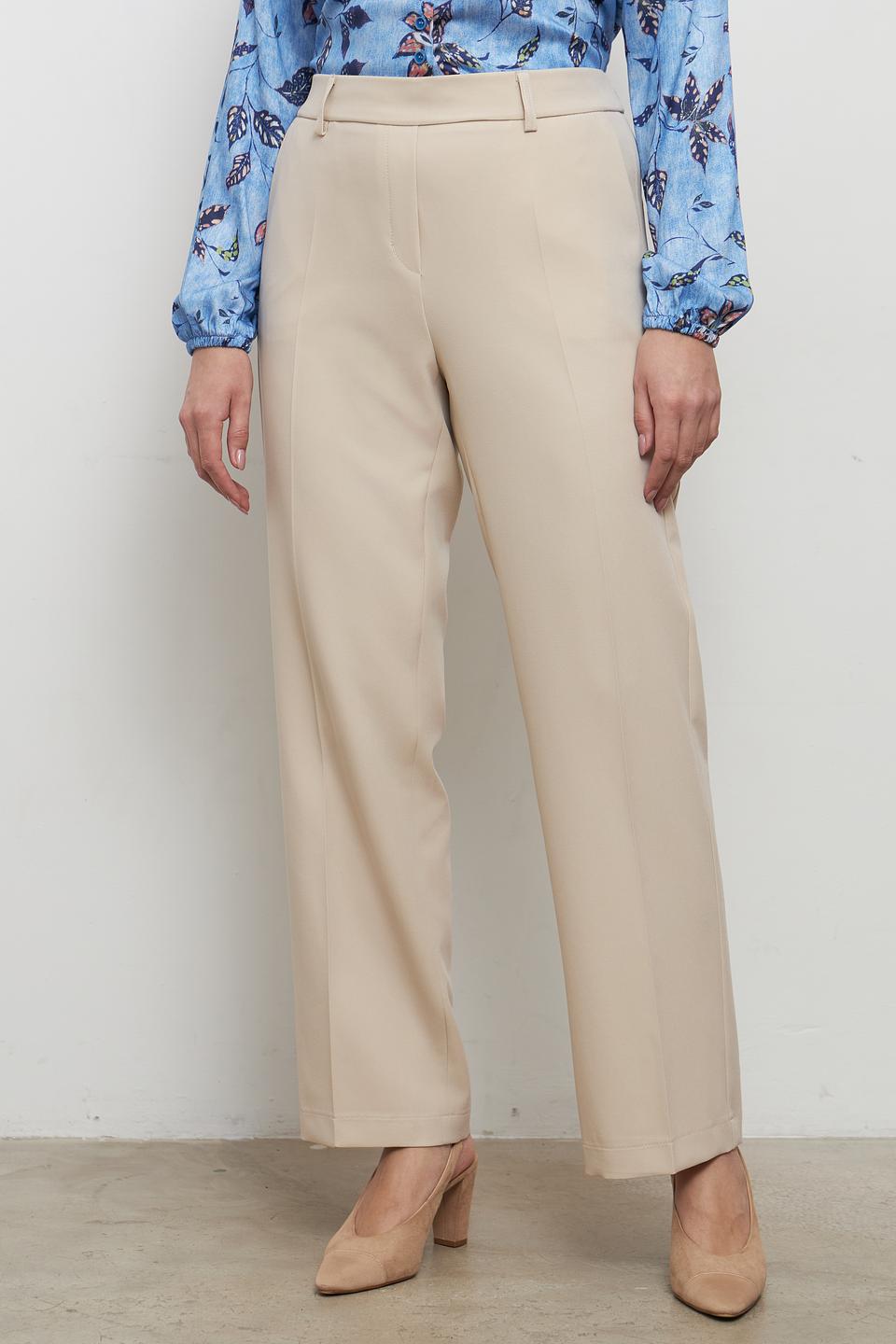 Брюки классические Anna Montana бежевые
