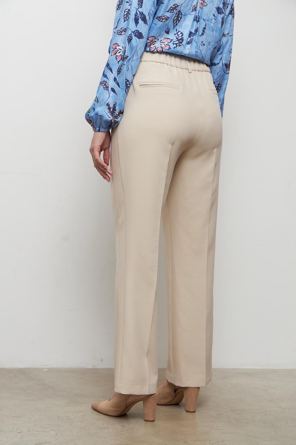 Брюки классические Anna Montana бежевые