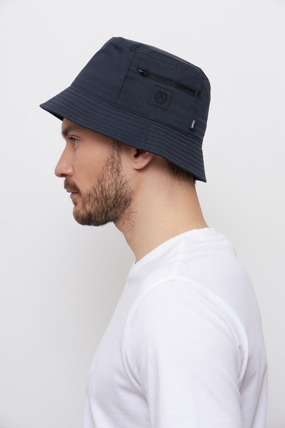 Баклажановая бакета Lerros с карманом