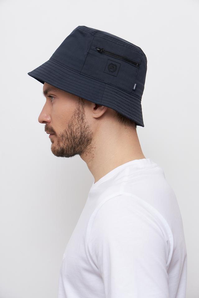 Баклажановая бакета Lerros с карманом