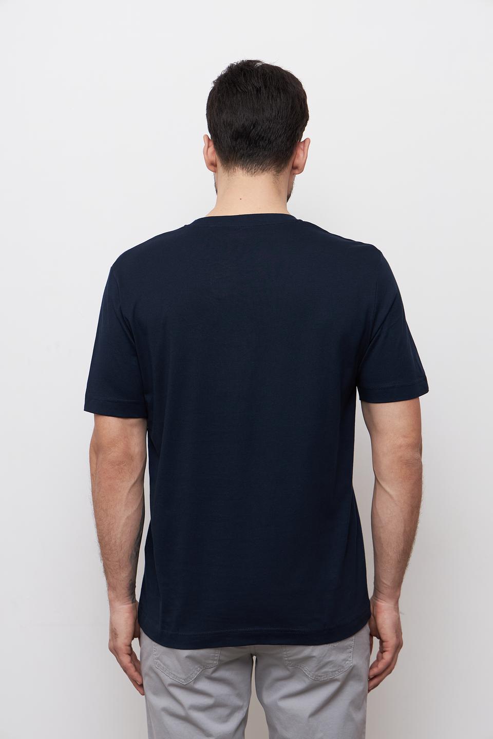 Футболка Tom Tailor с логотипом синяя