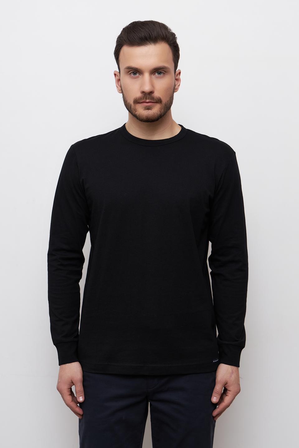Футболка с длинным рукавом Tom Tailor чёрная