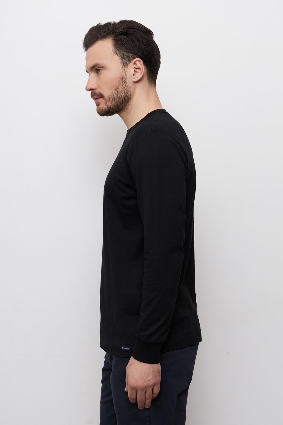 Футболка с длинным рукавом Tom Tailor чёрная