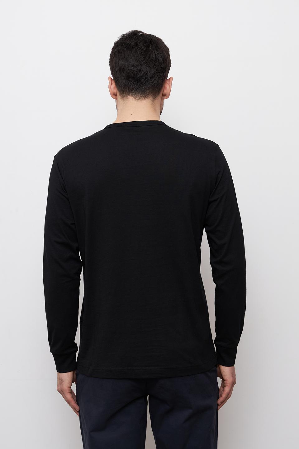 Футболка с длинным рукавом Tom Tailor чёрная