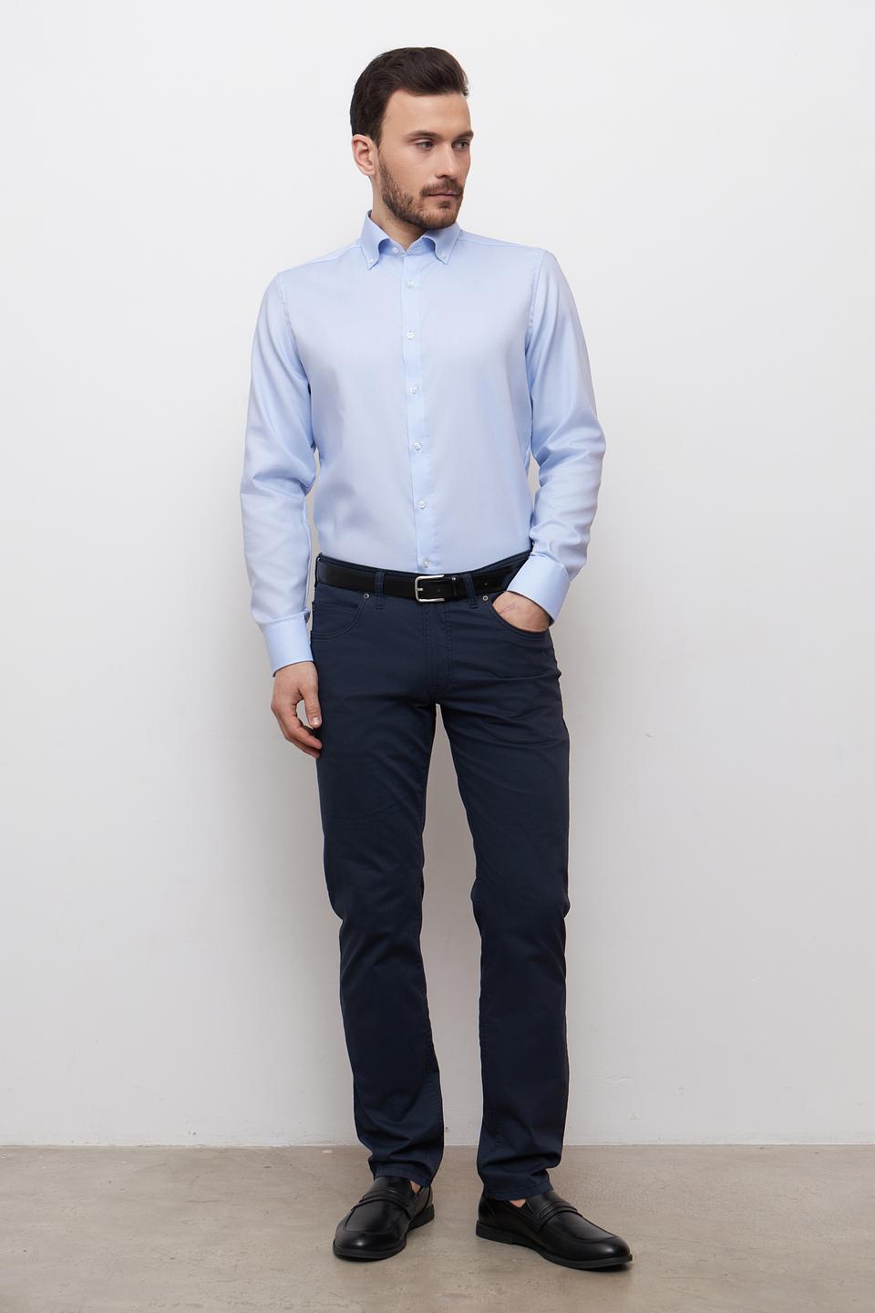 Рубашка Venti men голубая