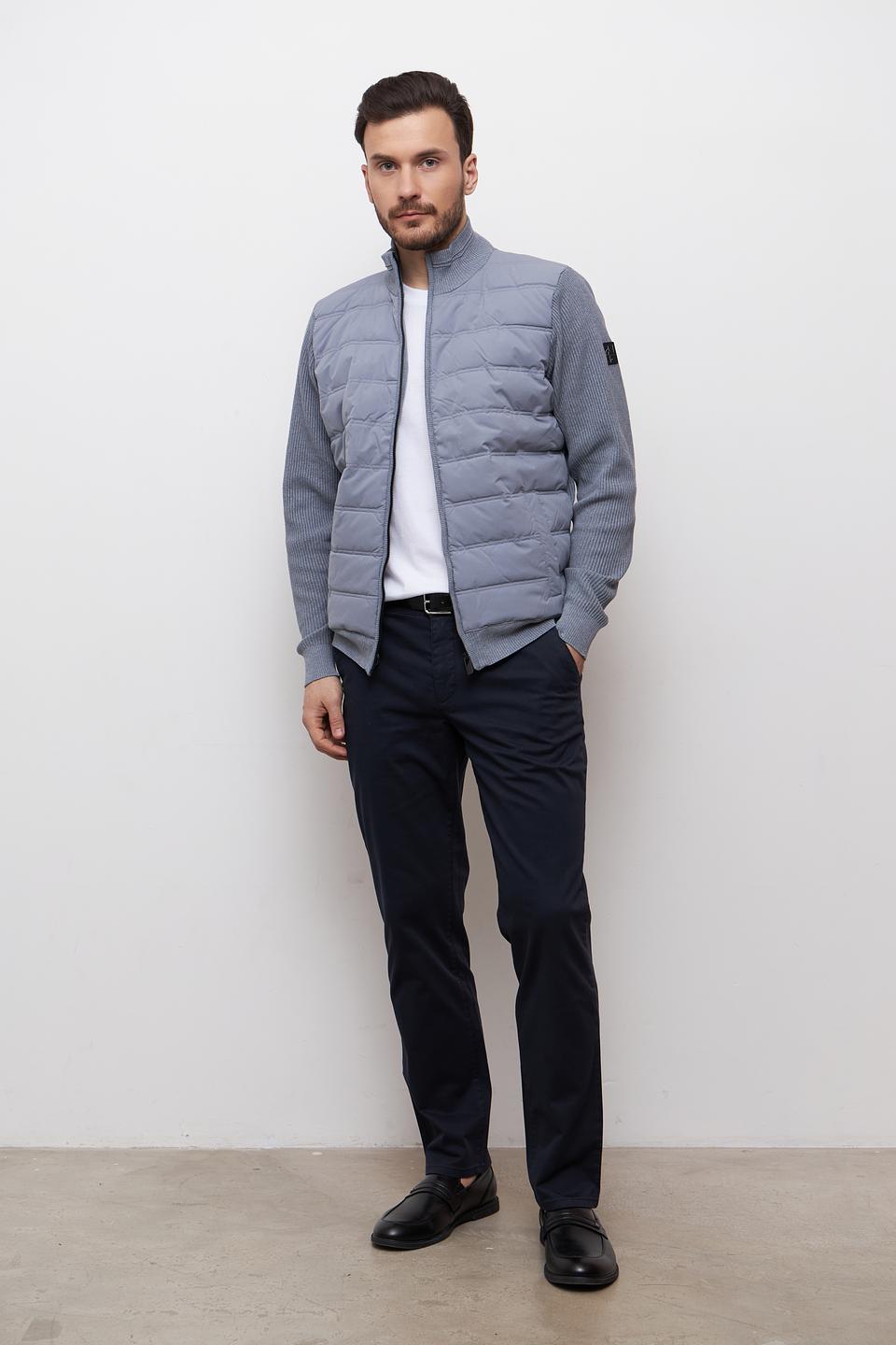 Кардиган Casa Moda стеганый серый