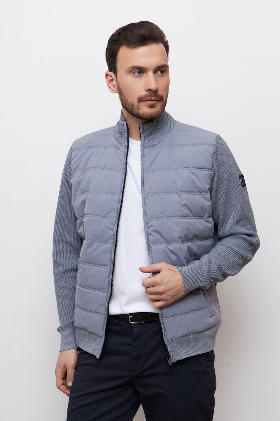 Кардиган Casa Moda стеганый серый