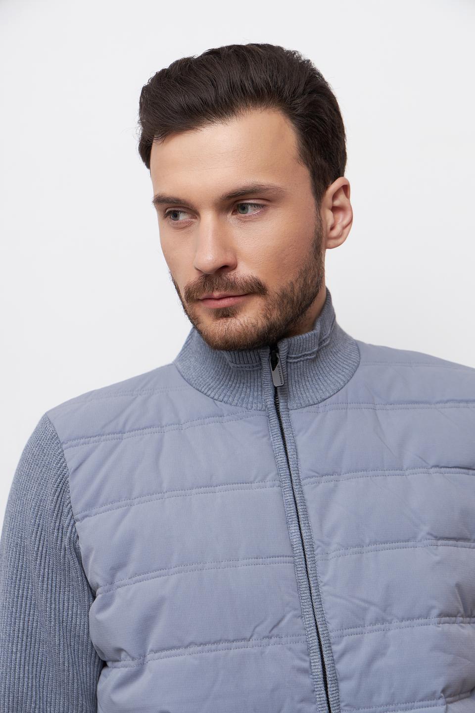 Кардиган Casa Moda стеганый серый