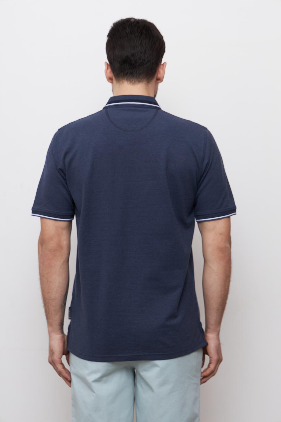 Поло Casa Moda тёмно-синее с полоской