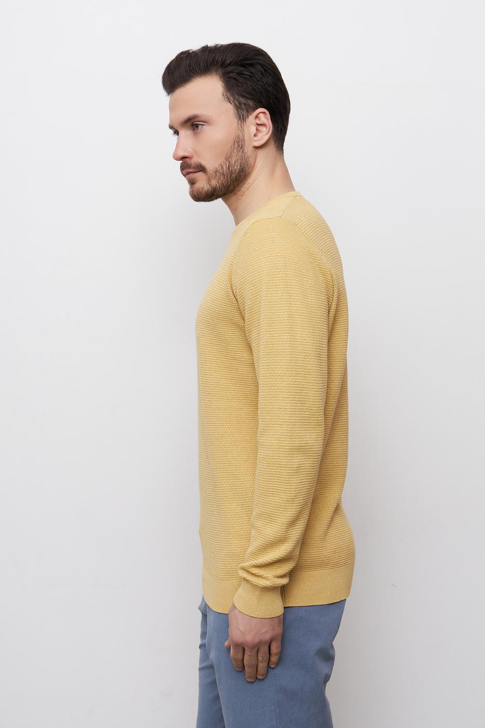 Пуловер Casa Moda горчичный