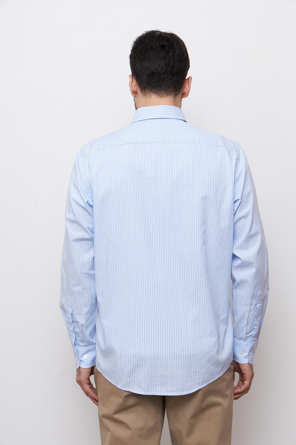 Рубашка Casa Moda в полоску голубую