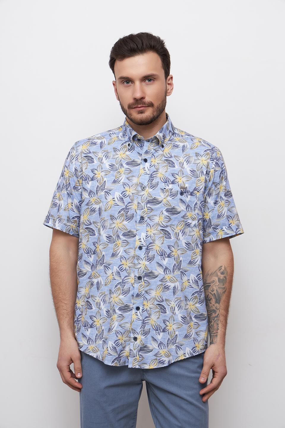 Рубашка Casa Moda с цветочным принтом