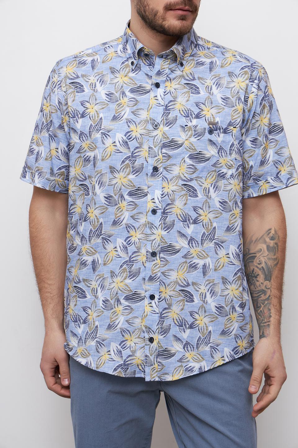 Рубашка Casa Moda с цветочным принтом