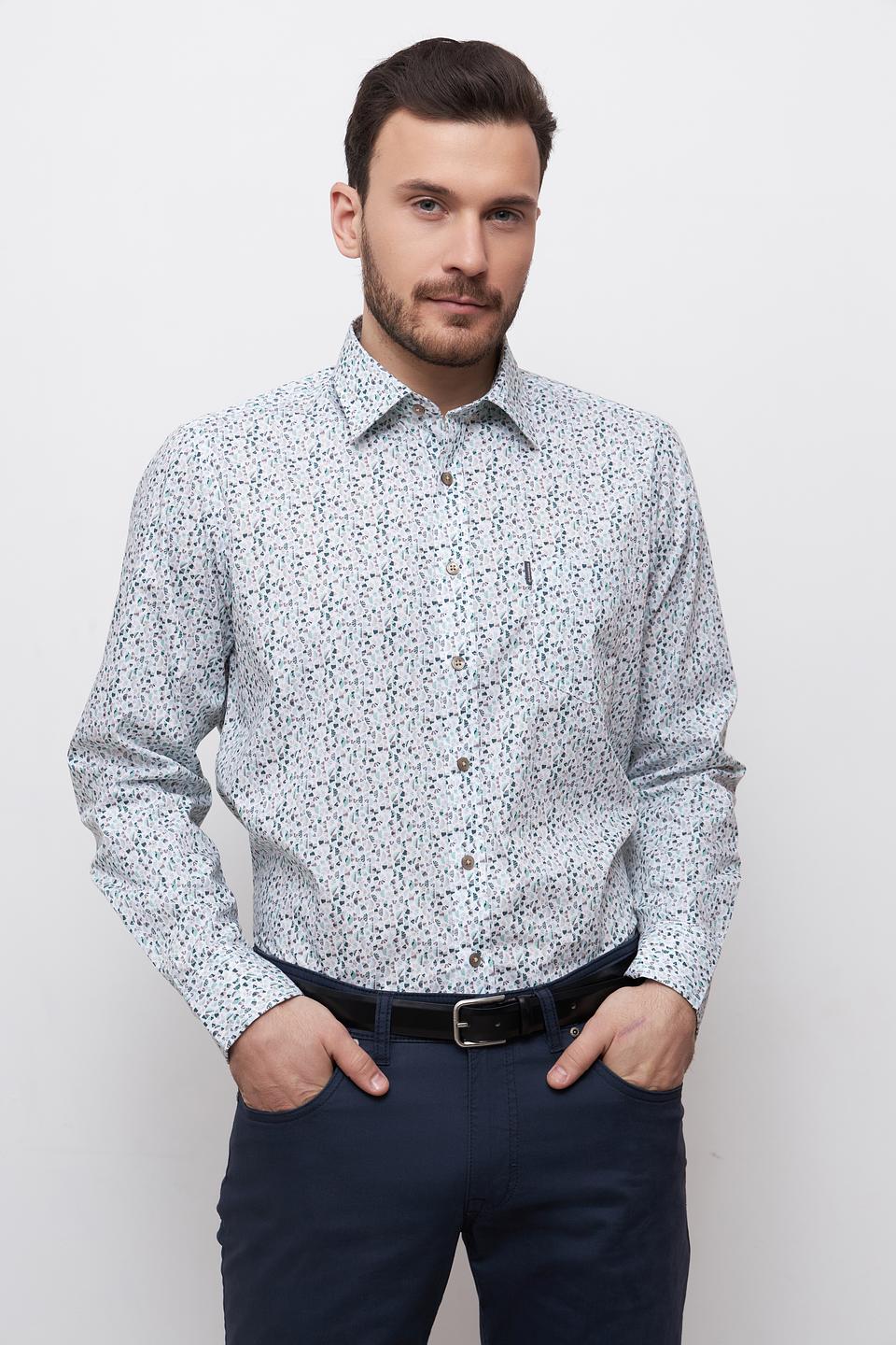 Рубашка Casa Moda с принтом