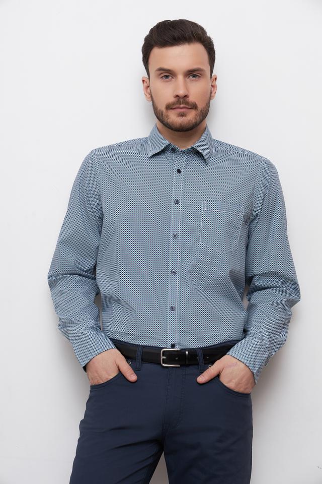 Рубашка Casa Moda в голубую клетку