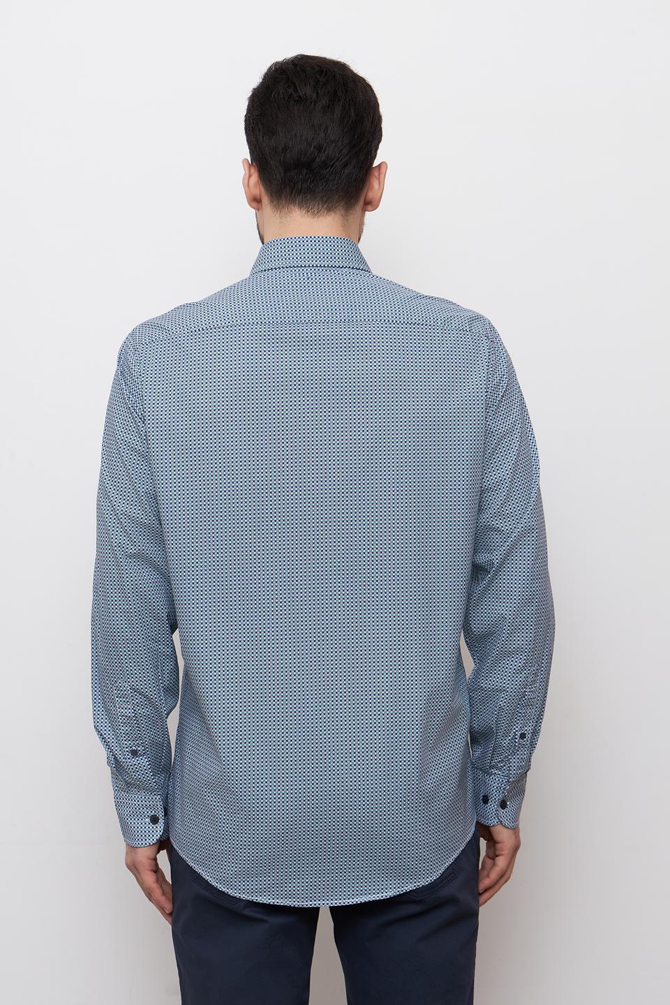 Рубашка Casa Moda в голубую клетку