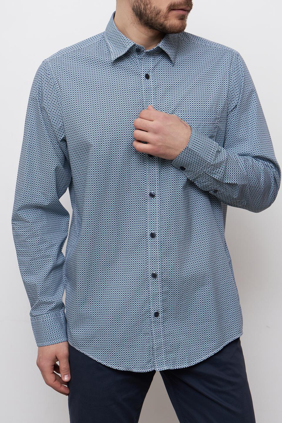 Рубашка Casa Moda в голубую клетку