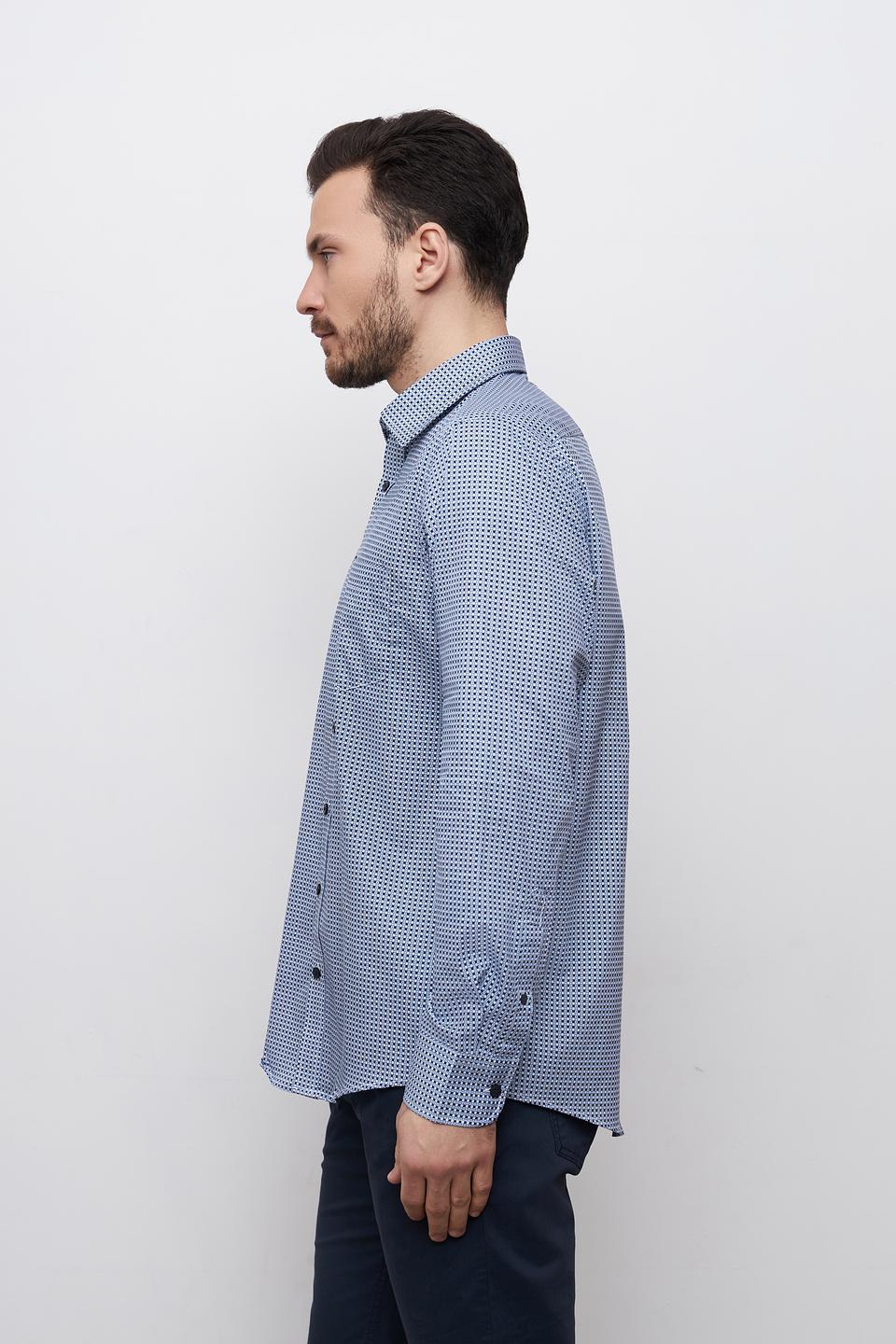 Рубашка Casa Moda в горошек