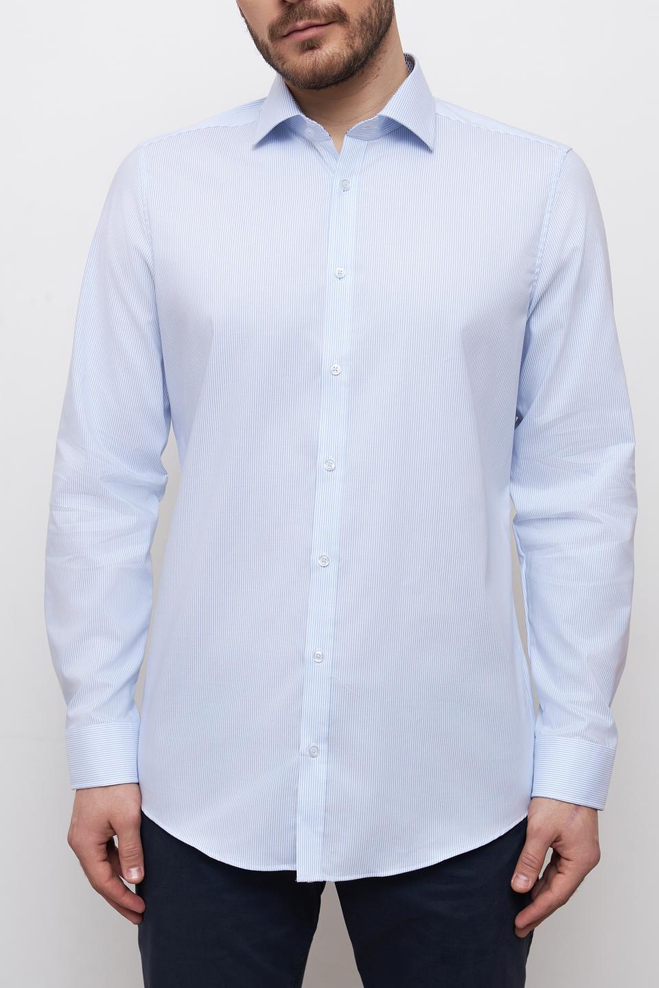 Рубашка Venti голубая приталенная
