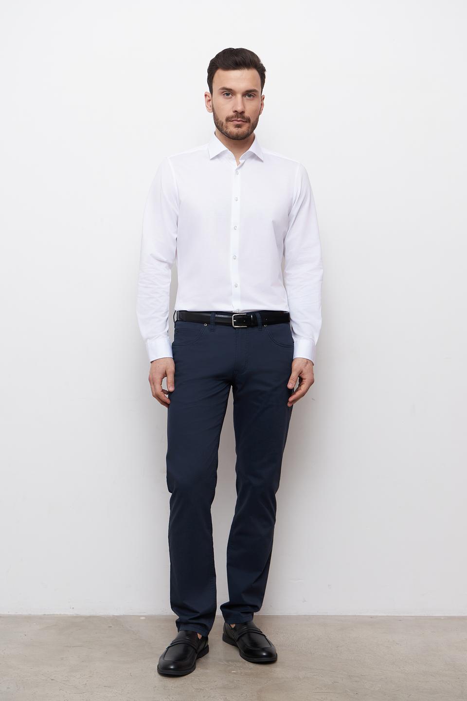 Рубашка Venti Slim Fit белая