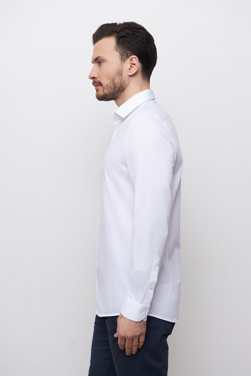 Рубашка Venti Slim Fit белая