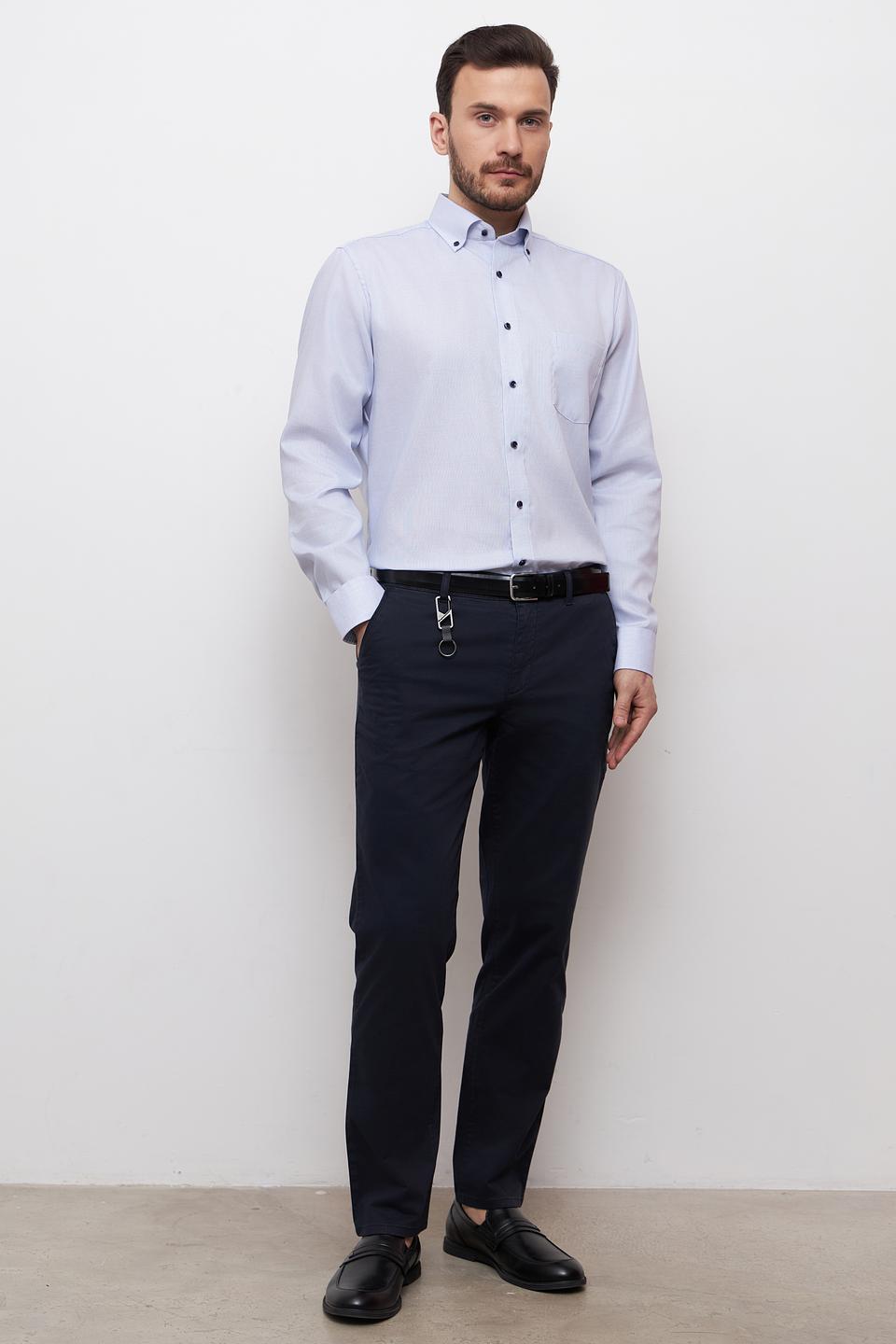 Рубашка Venti голубая приталенная