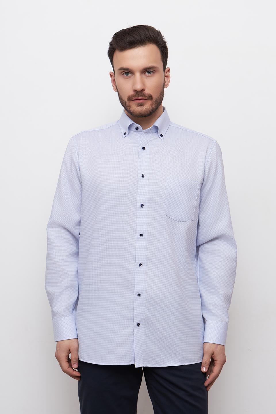 Рубашка Venti голубая приталенная