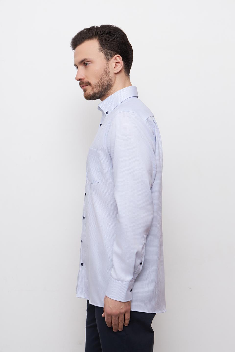 Рубашка Venti голубая приталенная