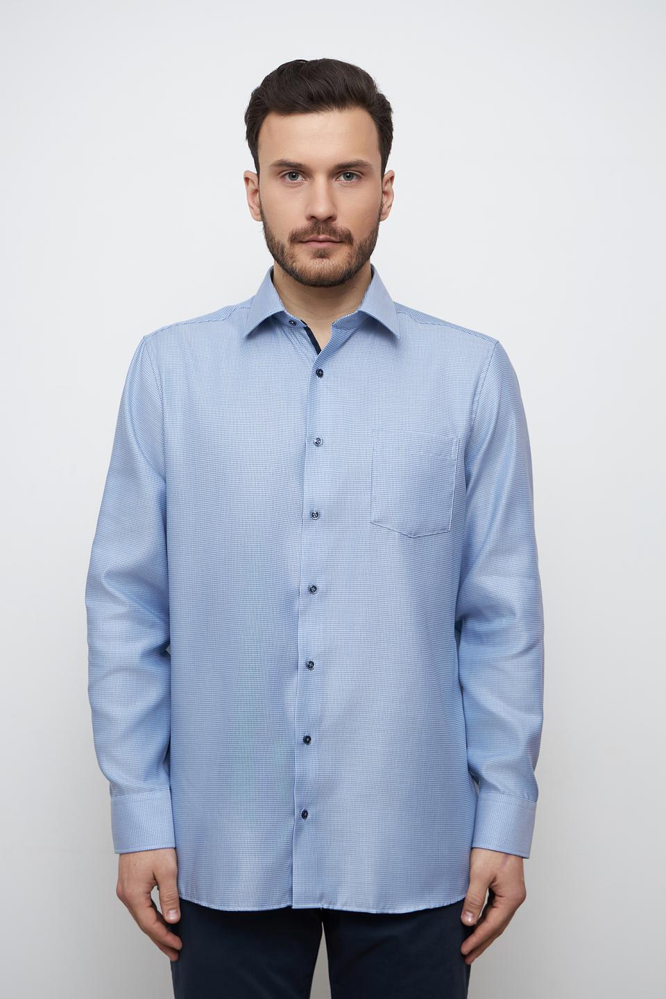 Рубашка Venti Comfort Fit голубая