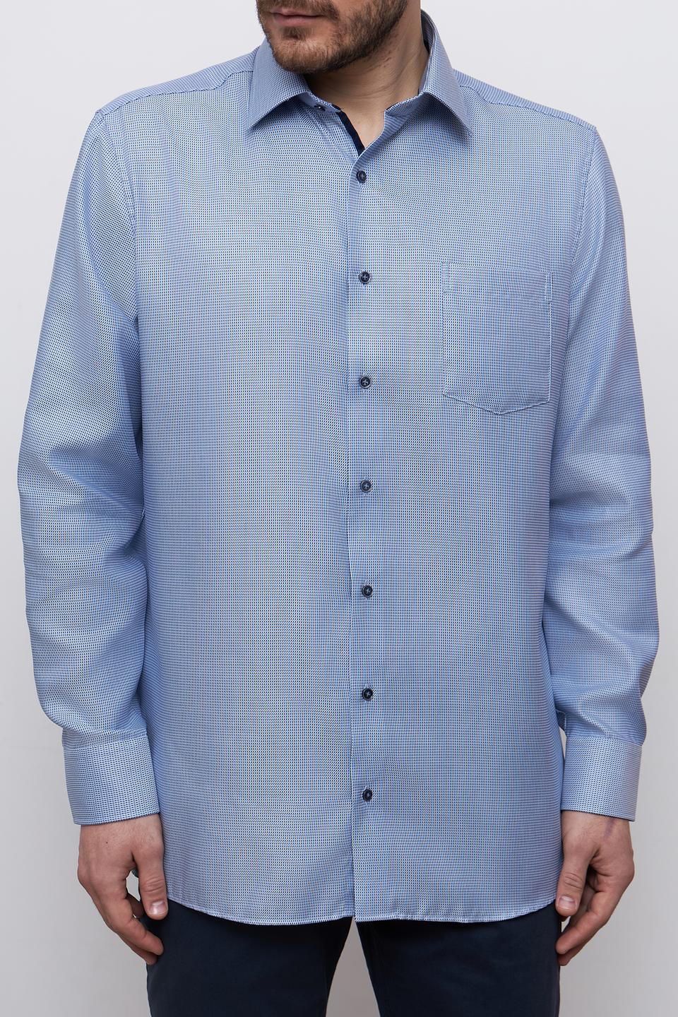 Рубашка Venti Comfort Fit голубая