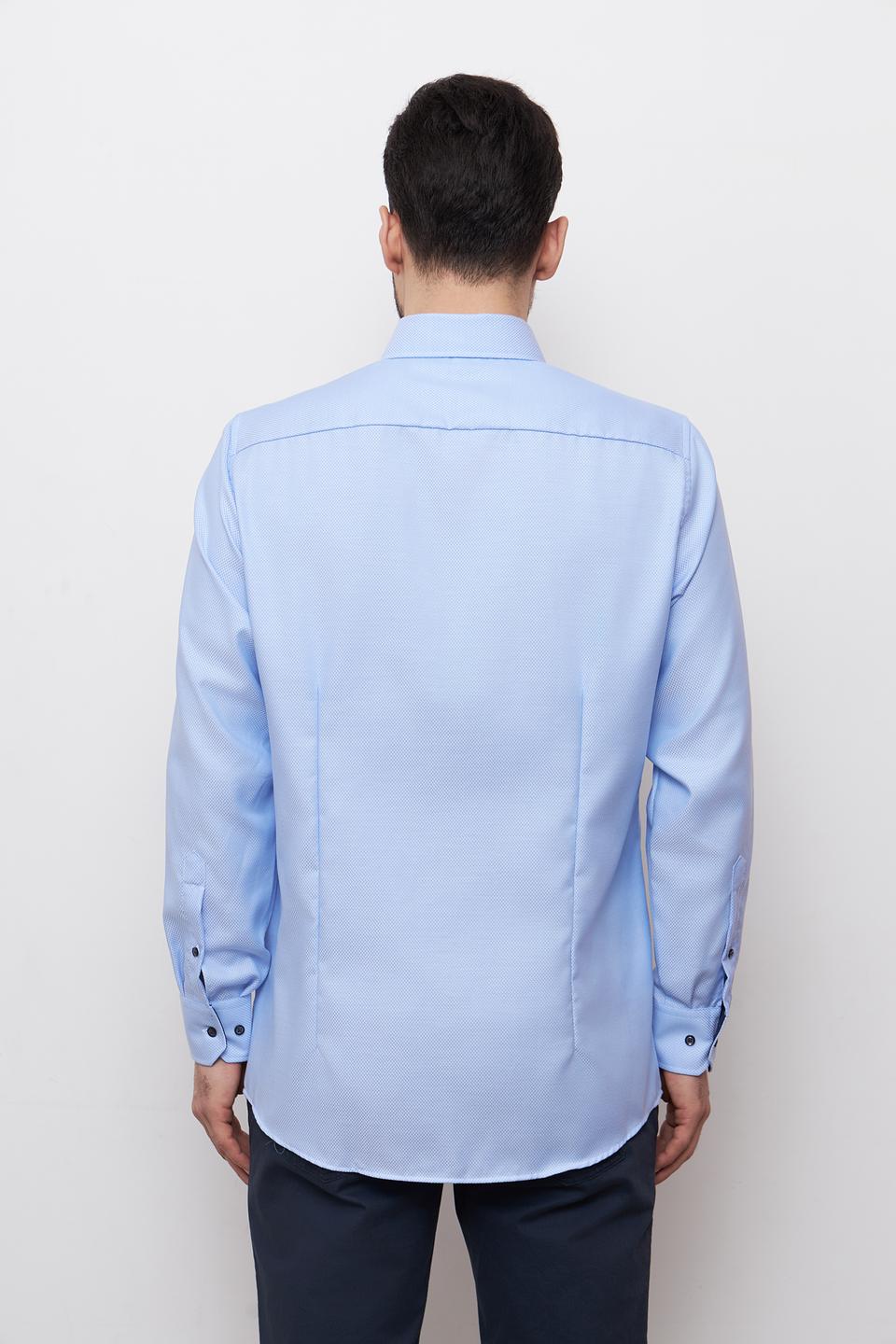 Рубашка Venti голубая приталенная